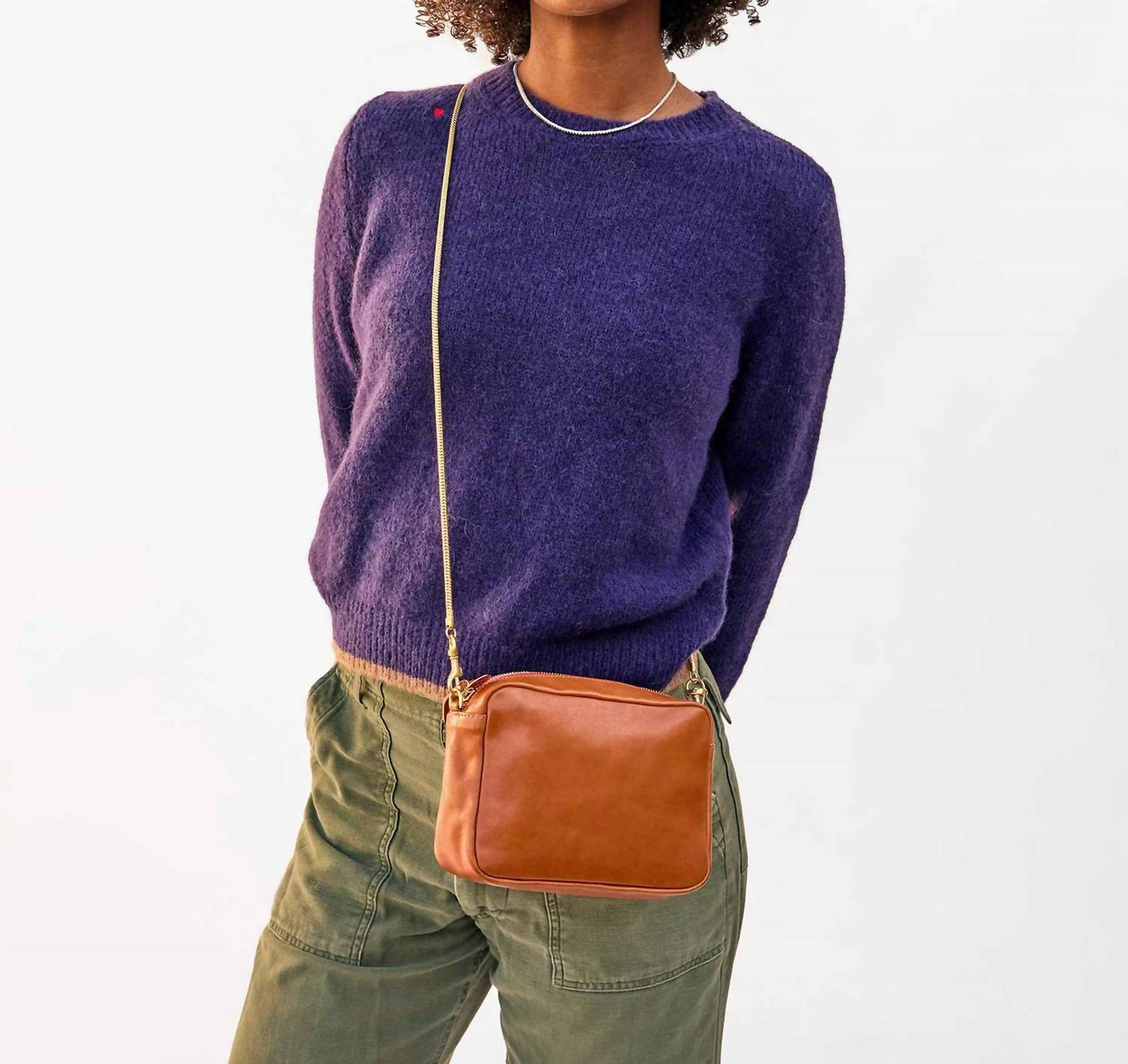 Clare V. - Women's Snake Chain Crossbody Strap