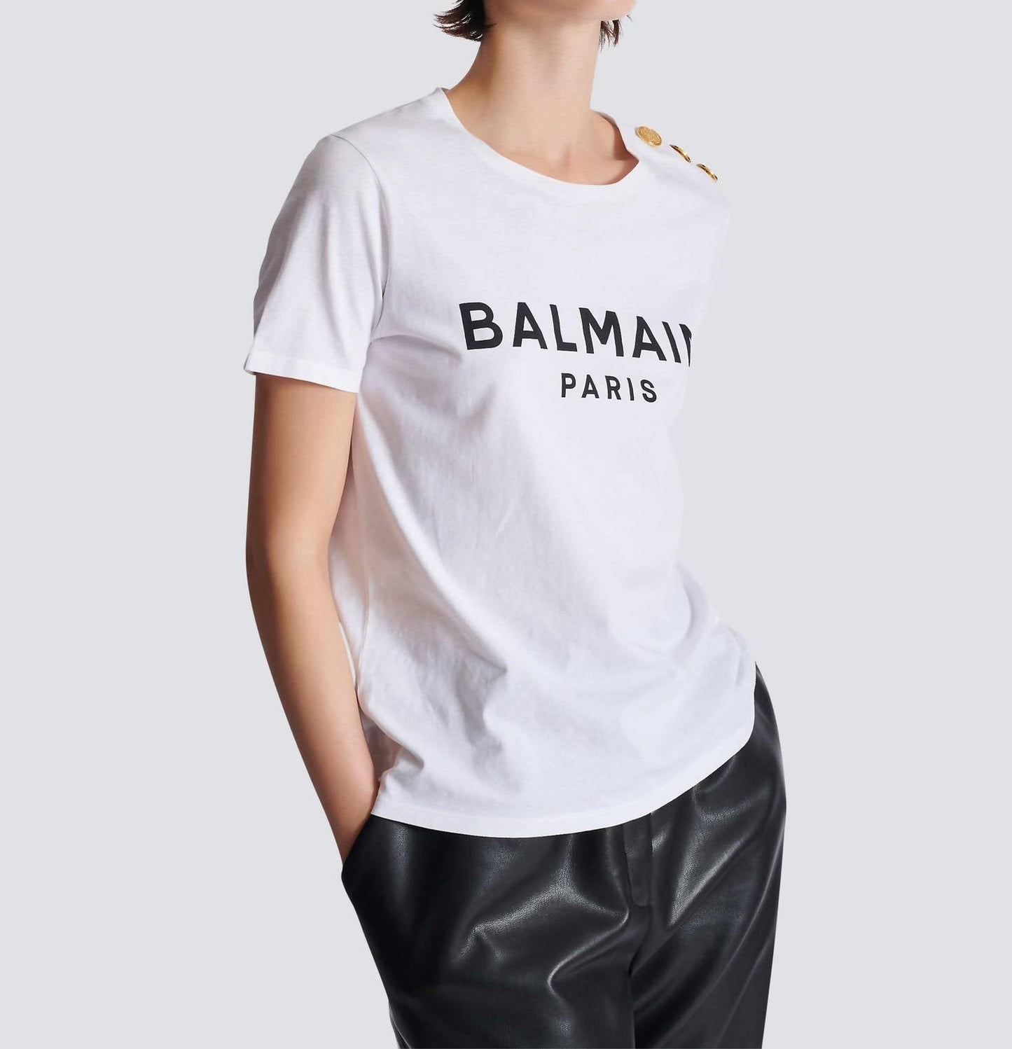 Balmain - Logo Print T-shirt