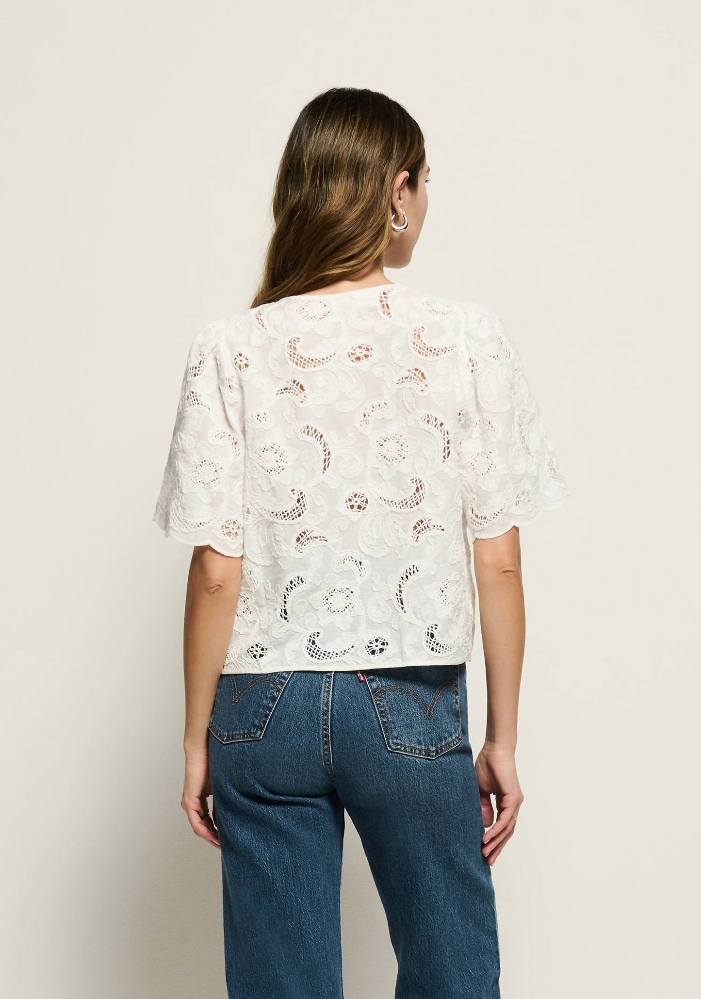 Nation Ltd - Rosalyn Tie Front Top