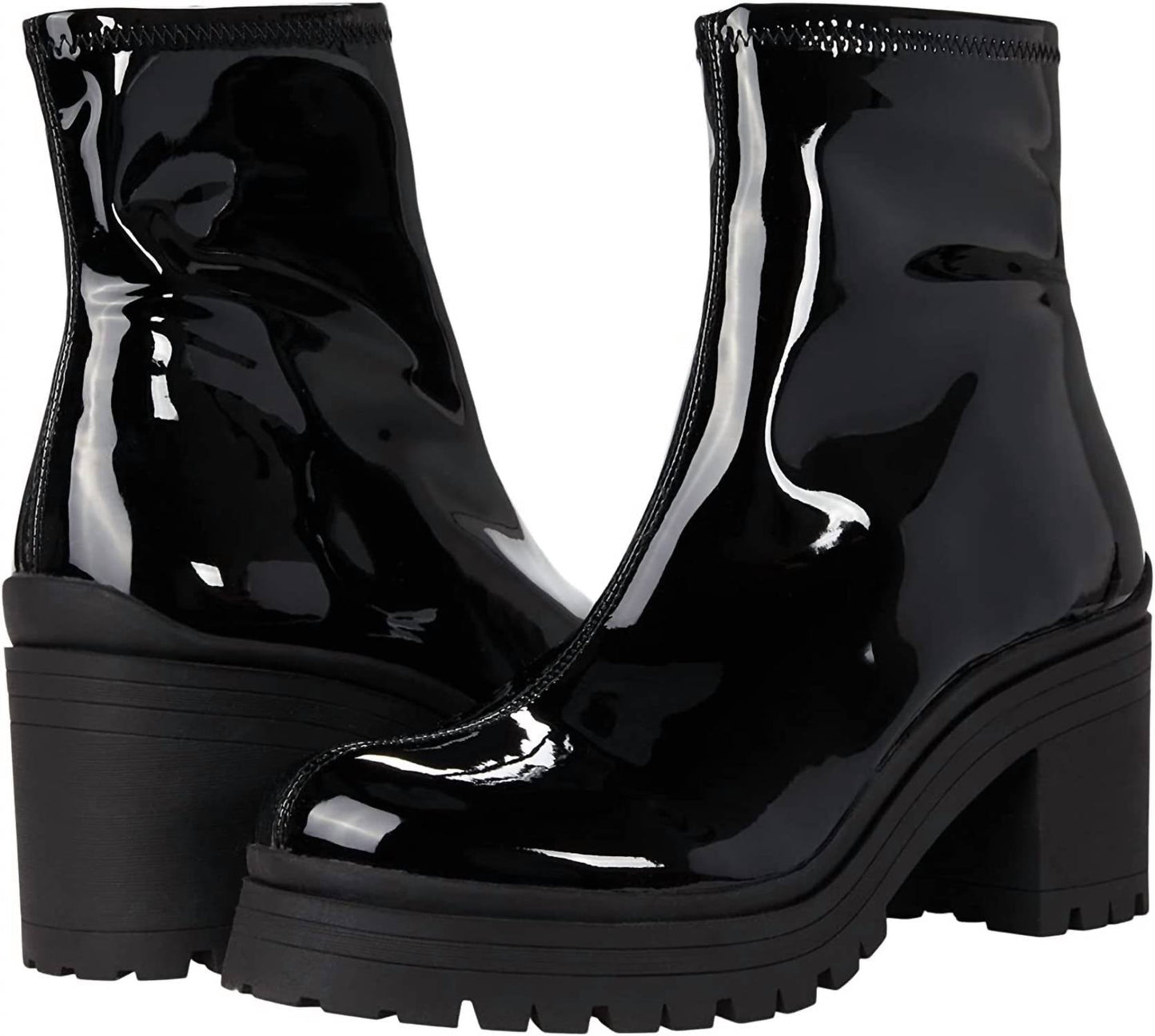Steve Madden - Women's Cantor Pull On Rounded Closed Toe Combat Boots