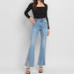 Flying Monkey - High Rise Split Hem Flare Jeans