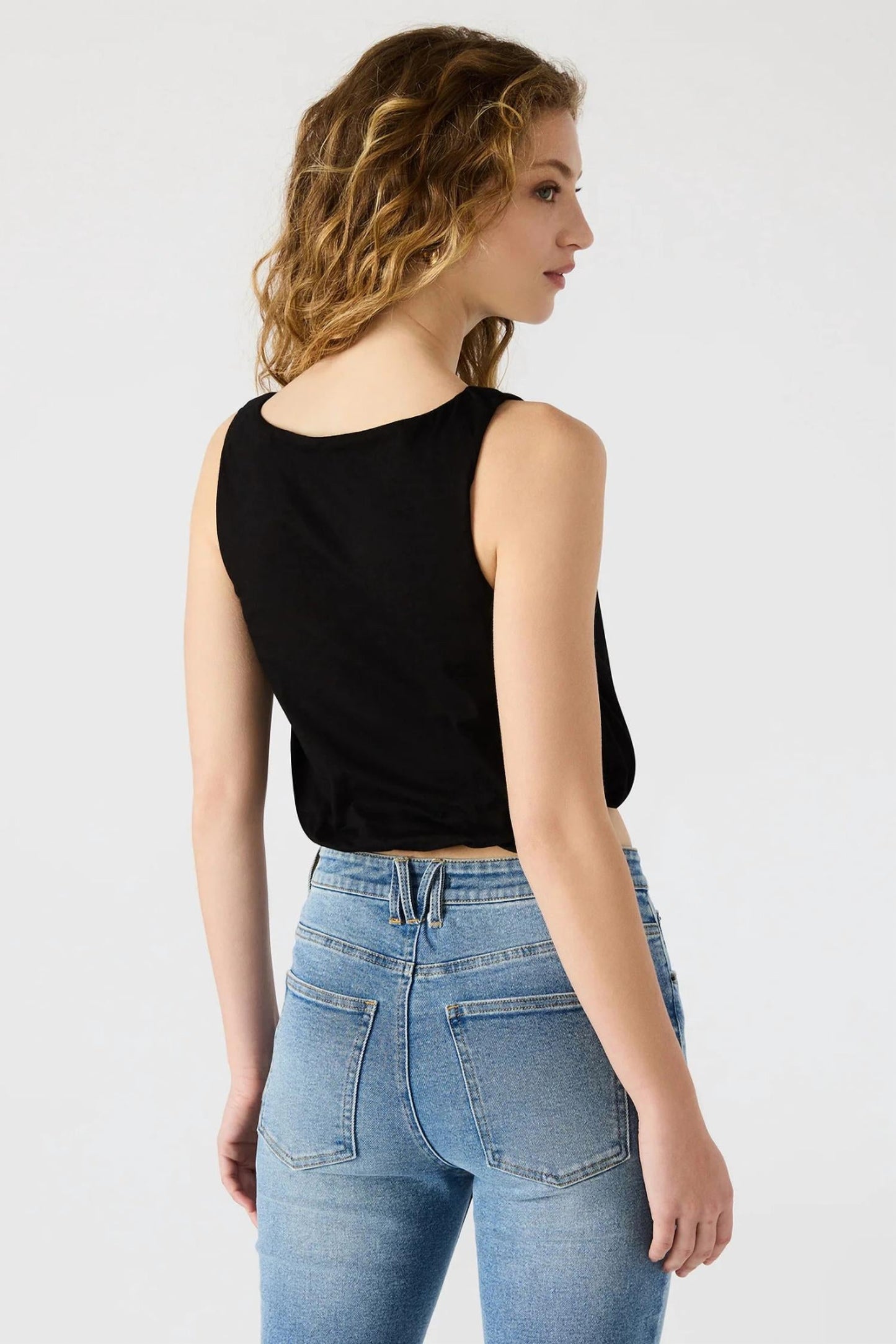 Steve Madden - BUBBLE HEM TANK TOP