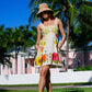 Elizabeth James The Label - Annalisa Floral Pattern Mini Dress