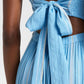 Elan - Embroidered Stripe Tiered Dress