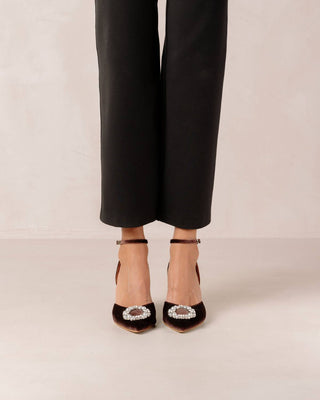 Alohas - Cinderella Crystal Embellished High-Heel Pumps