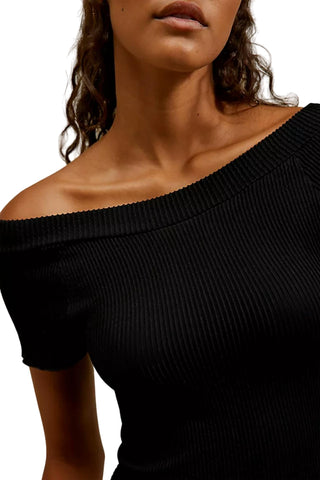 Free People - Ribbed Seamless Tee