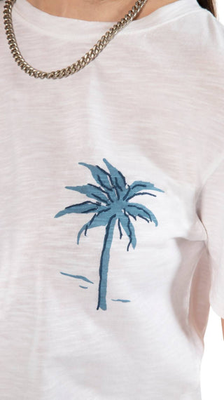 On This Day - "la vie est belle" Graphic Short Sleeve Knit Tee