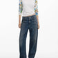 Desigual - FLORAL SLEEVE SWEATER