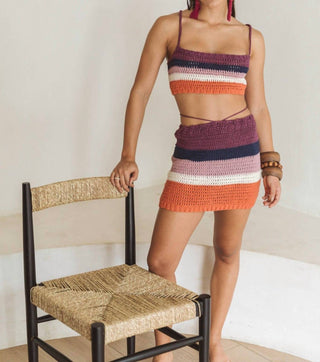 Soah - Women's Kaia Crochet Mini Skirt