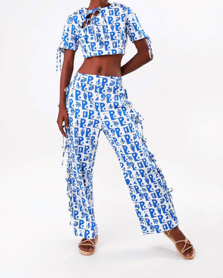 Bela Brand - Cropped Bows Top