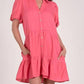 Elan - Clarissa Tiered Short Dress