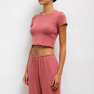 Leset - Lauren Crop Slim Tee