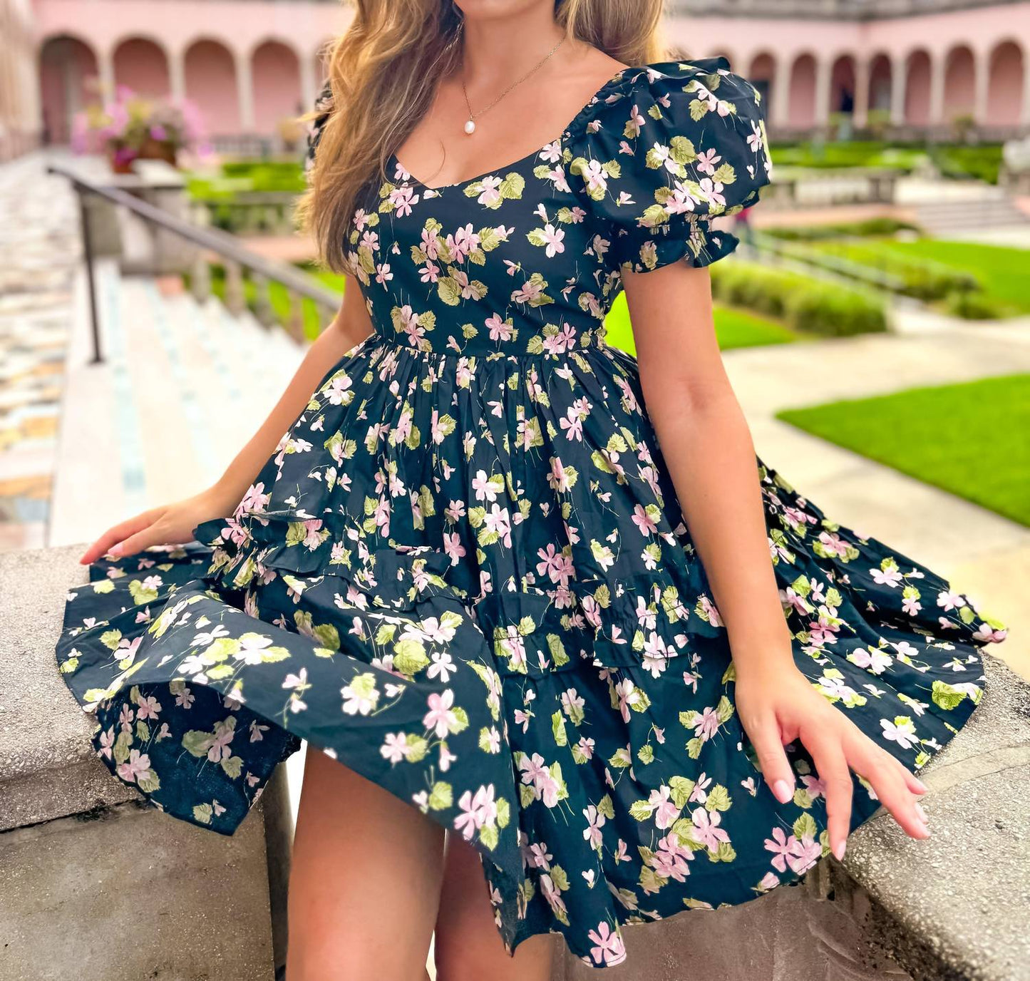 Bluivy - Freya Floral Babydoll Dress