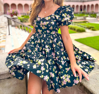 Bluivy - Freya Floral Babydoll Dress