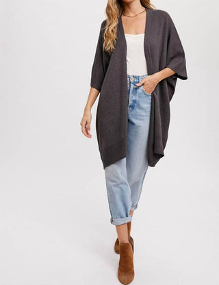 Bluivy - Ayla Wide Sleeve Open Front Cardigan