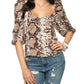 Buddylove - Snake Crop Top