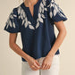 Jodifl - Gwen Embroidered Puff Sleeve Top