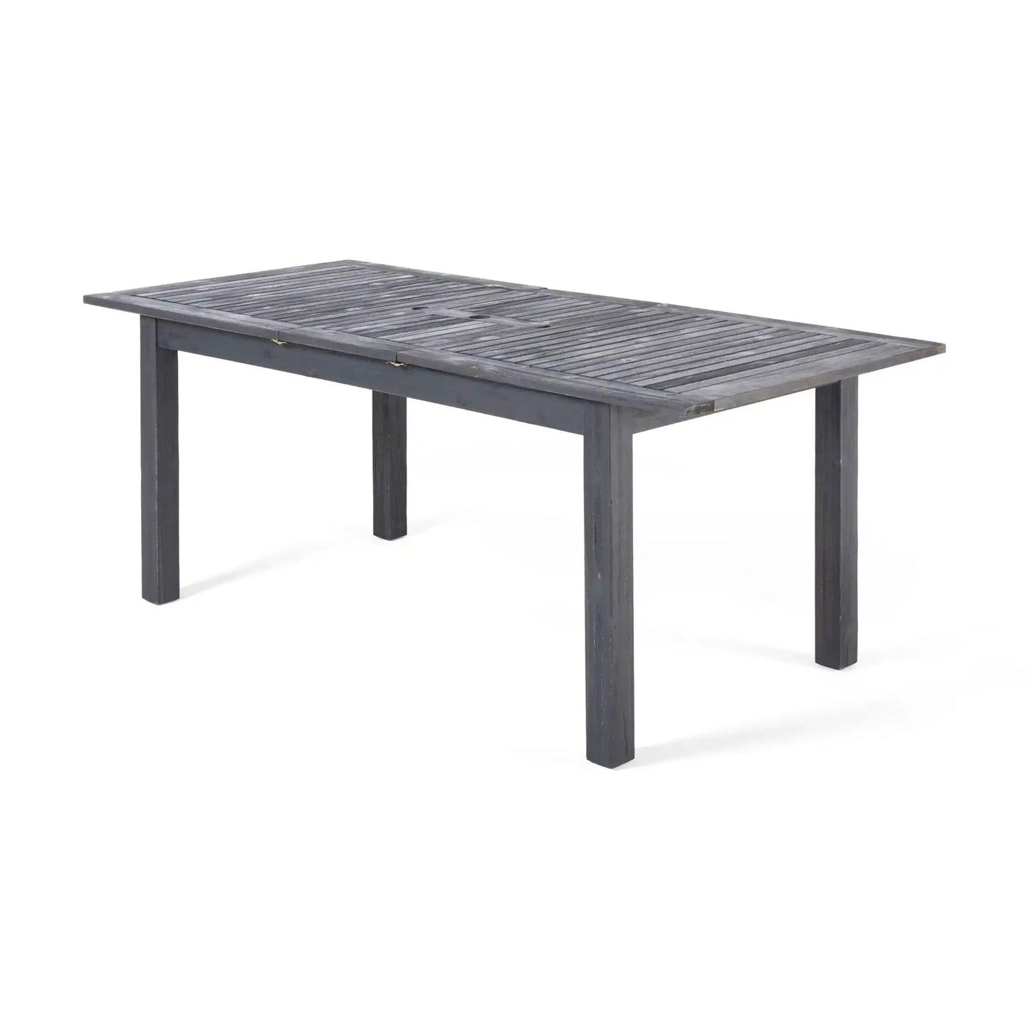 Outdoor Expandable Dining Table With Square Legs