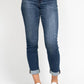 Judy Blue - Mid Rise Cuffed Slim Fit Jean