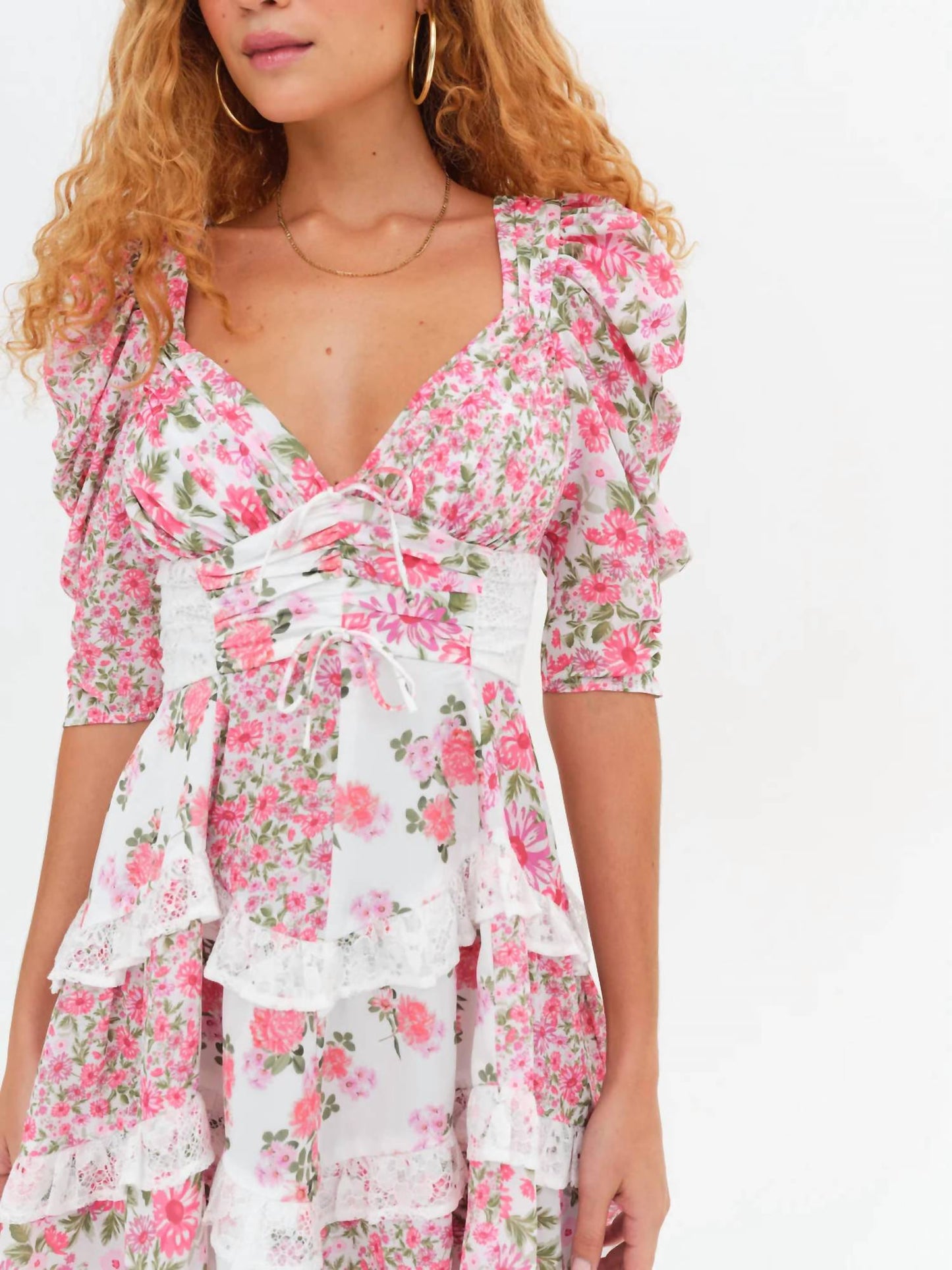 For Love & Lemons - Rosalyn Mini Dress