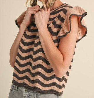 &Merci - Wavy Stripe Sweater