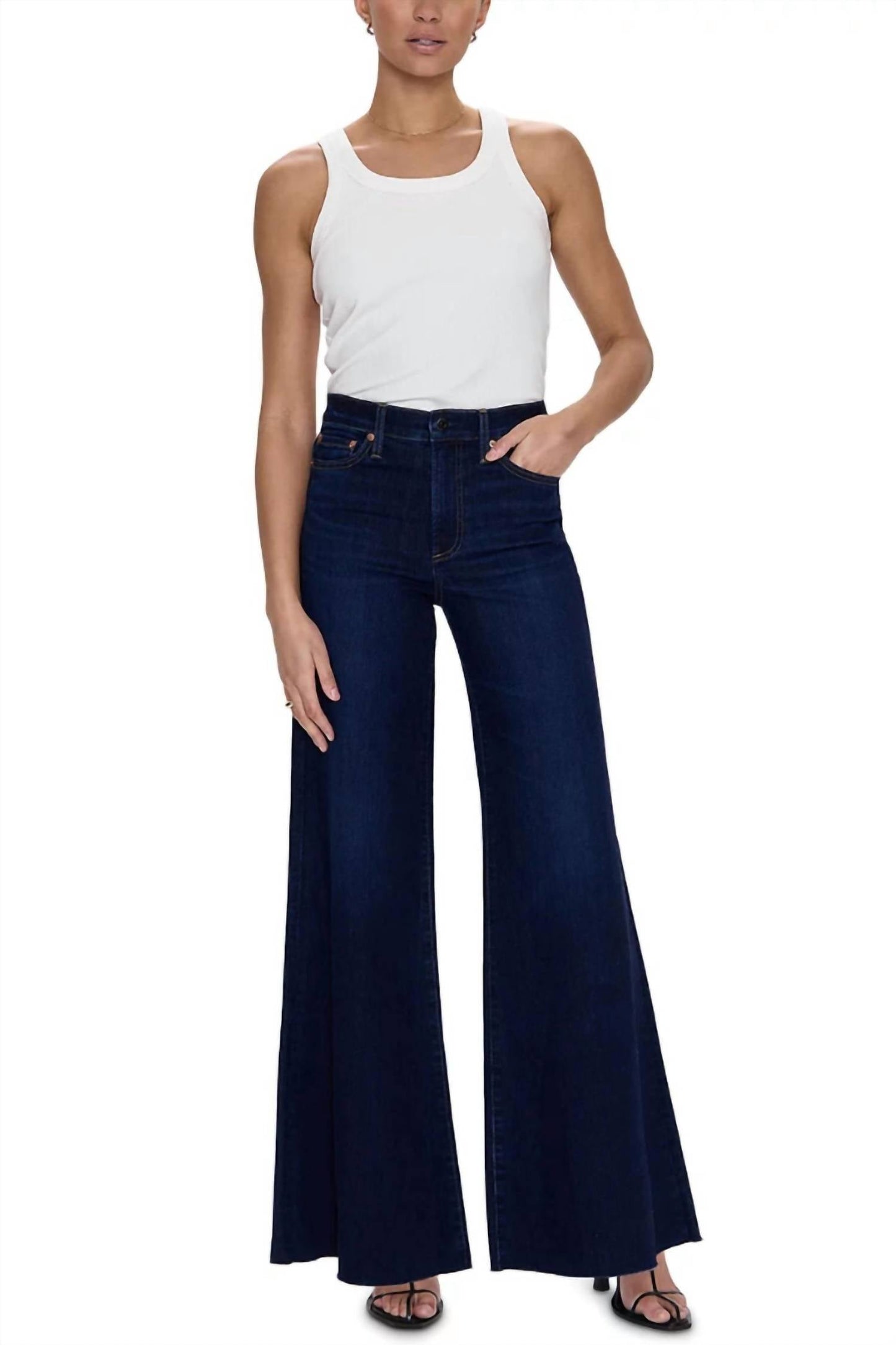 Pistola - Izzy Mid Rise Wide Leg Jeans