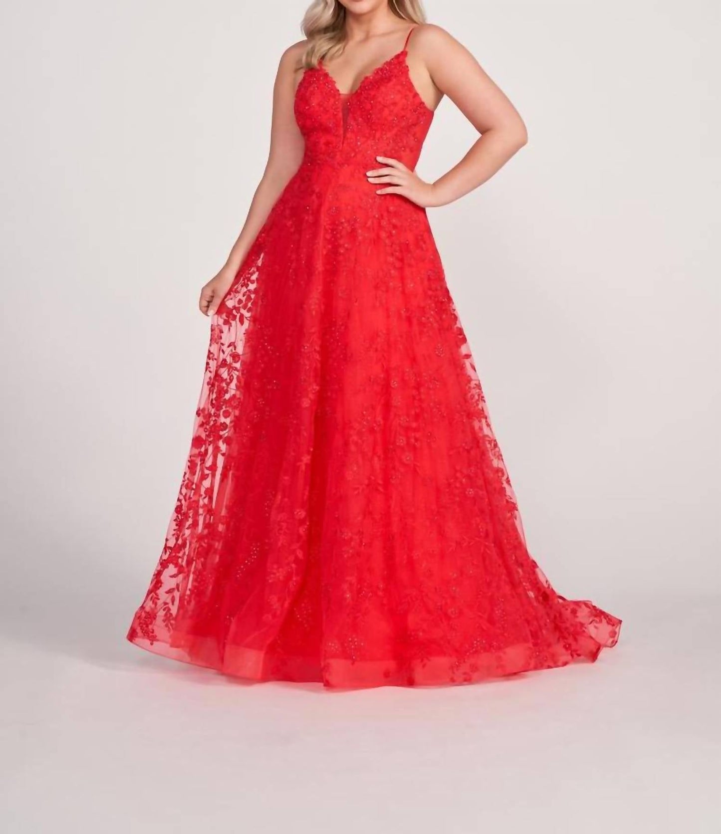 Ellie Wilde - Embroidered Lace Dress