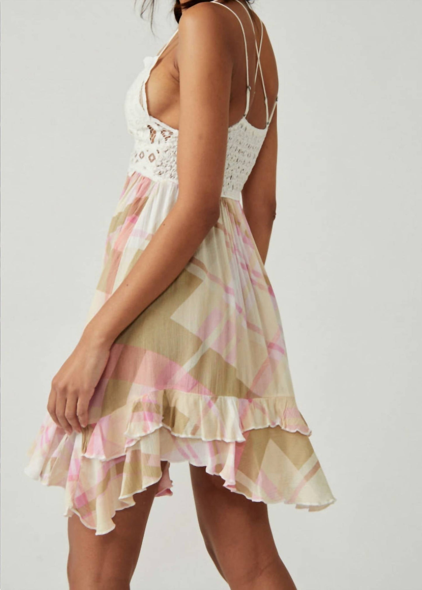 Free People - Adella Printed Mini Slip