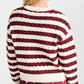Lna - Devi Distressed Cable Knit Sweater