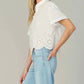 Joe'S Jeans - Eyelet Short Sleeve Top