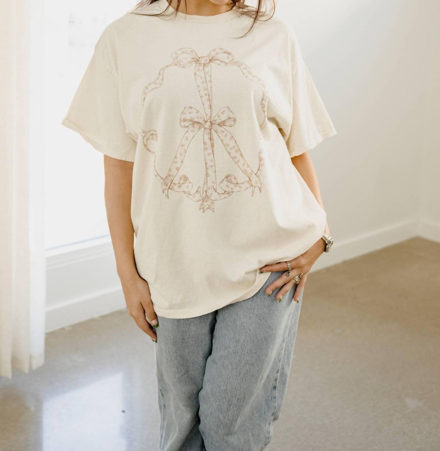 Livylu - Ditsy Floral Thrifted Graphic Tee