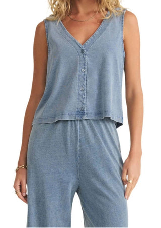 Z Supply - Solace Jersey Knit Denim Top