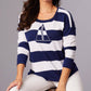 Angel Apparel - Nautical Scoop Top