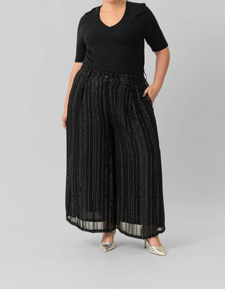 La Fuori - Wide Leg Sequins Trouser