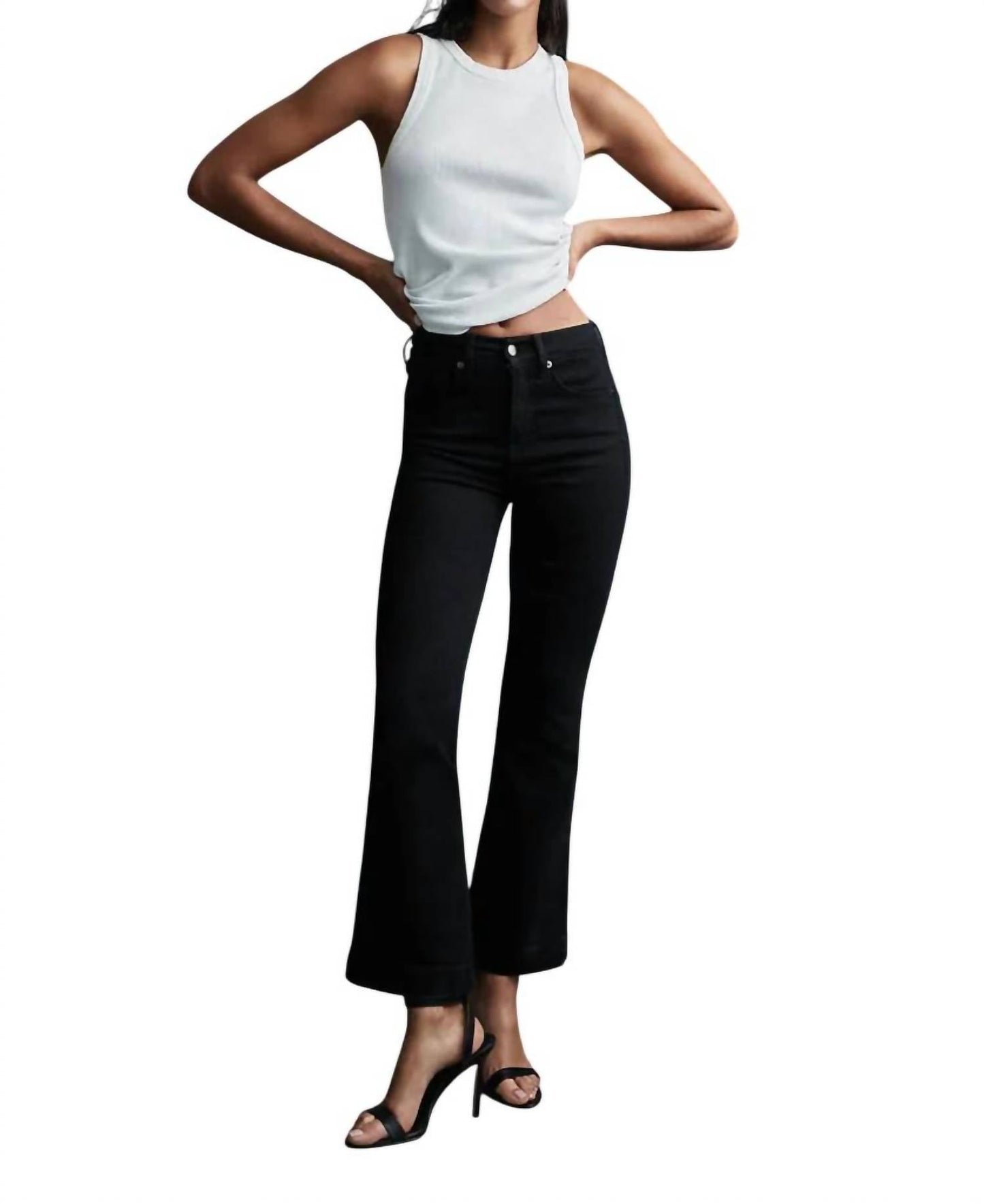 Veronica Beard - Carson High Rise Ankle Flare Jean