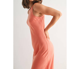 Fun 2 Fun - Satin Maxi Dress