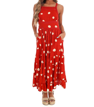 Umgee - More Than Words Polka Dot Maxi Dress