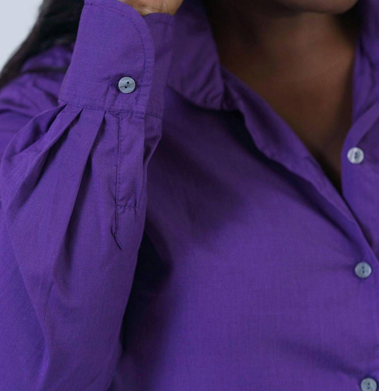 Jill Mcgowan - Joan Easy Cut Stand Collar Shirt