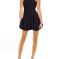 Badgley Mischka - Delaney Strapless Bubble Hem Mini Dress