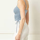 Entro - Shirred Cropped Cami