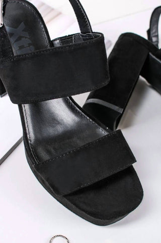 Xti - Women's Heeled Suede Sandals