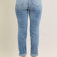 Judy Blue - Mid Rise Boyfriend Denim Jeans - Plus