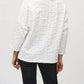 Joseph Ribkoff - Textured 3/4 Sleeve Boxy Sweater