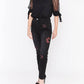 Frank Lyman - Embroidered Flower Jeans