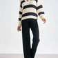 Elan - Color Block V-neck Sweater