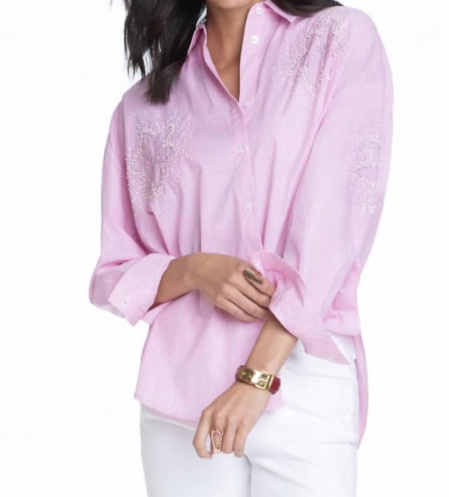 Elliott Lauren - narrow stripe shirt