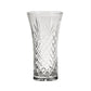 Creative Gifts International - Crystal Flared Vase With Medallion II Pattern - 9.5" X 5"