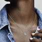 Pandora - Women's Herbarium Cluster Silver Collier Necklace