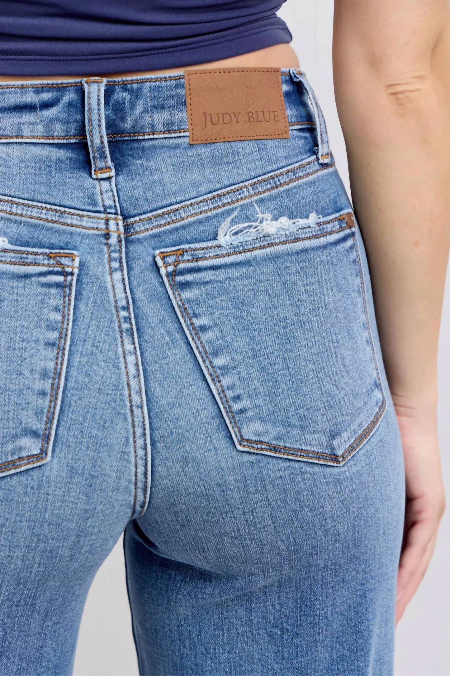 Judy Blue - Retro High Rise Wide Leg Jeans