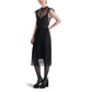Steve Madden - Izzo Pleated Ruffle Lace Midi Dress